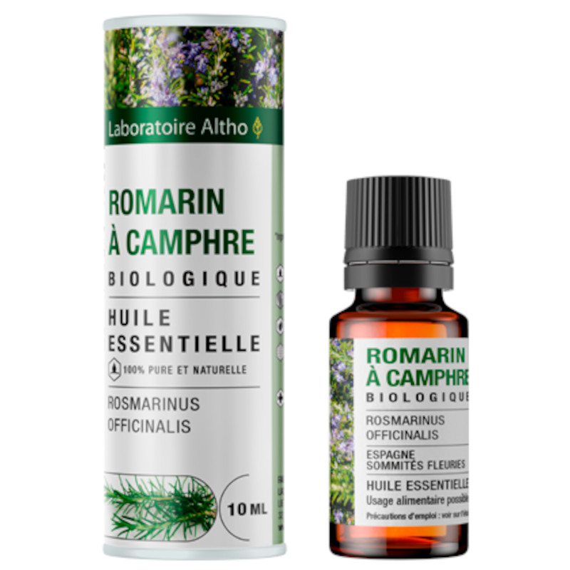 Óleo Essencial de Alecrim Cânfora Biológico 10ml