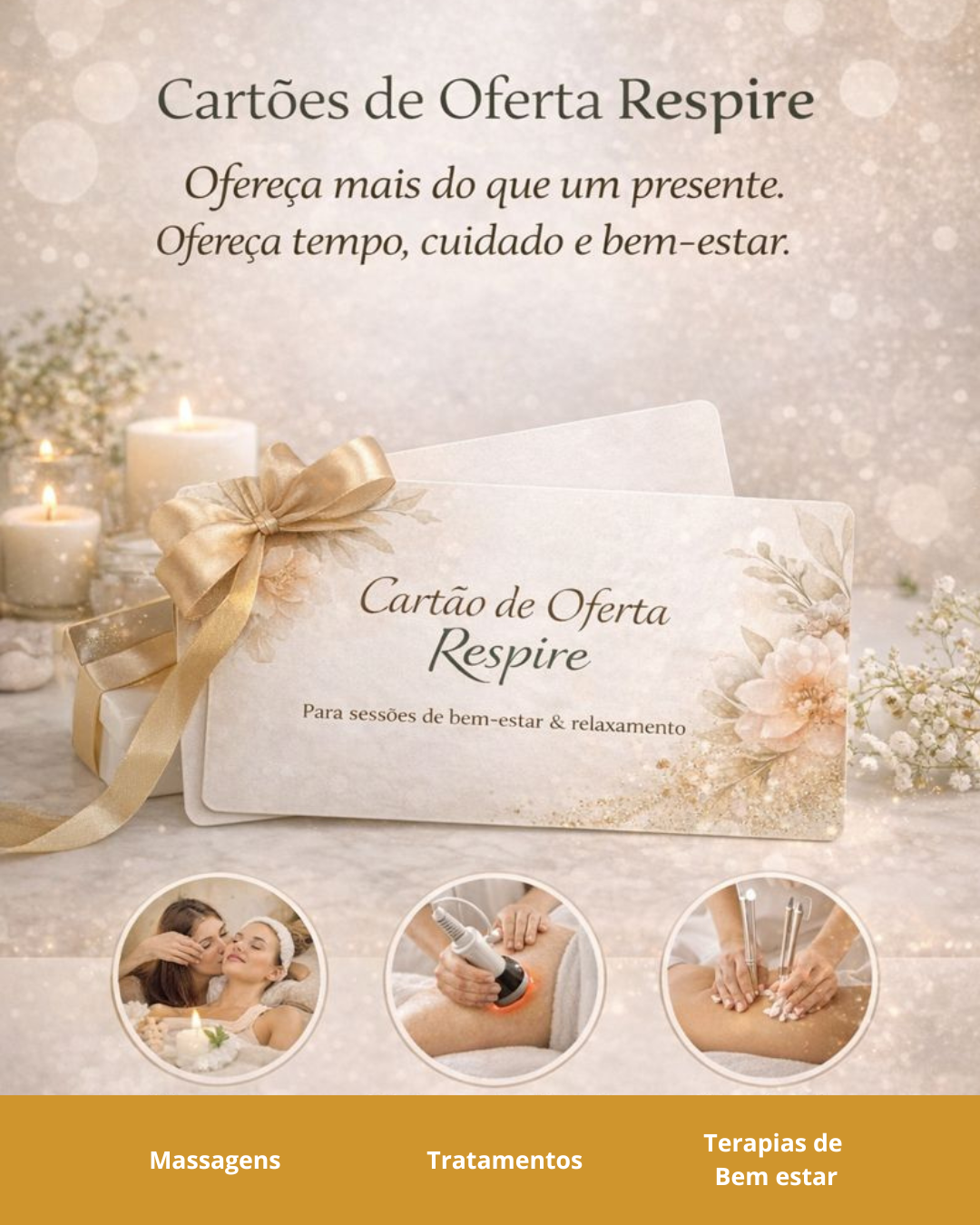 Cartão de Oferta Respire By Inês Crespo