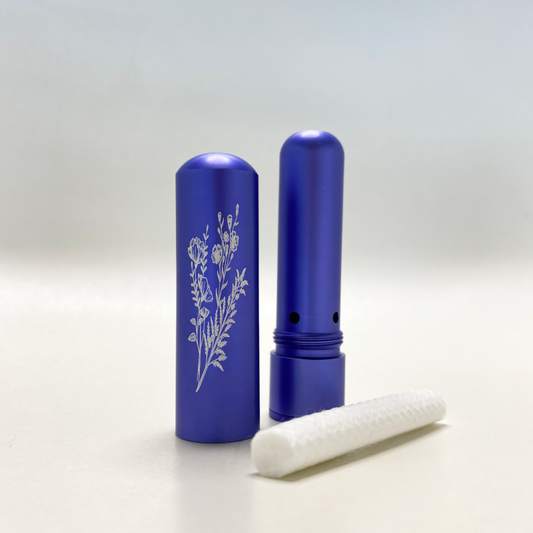 INALIA – Difusor Inalador Azul Metálico