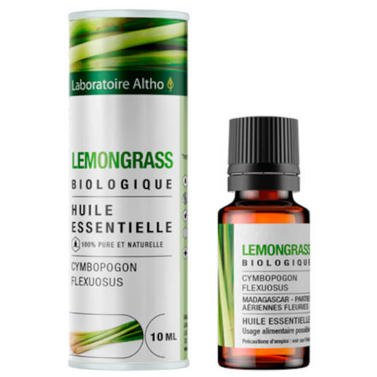Óleo Essencial de Lemongrass Biológico 10ml