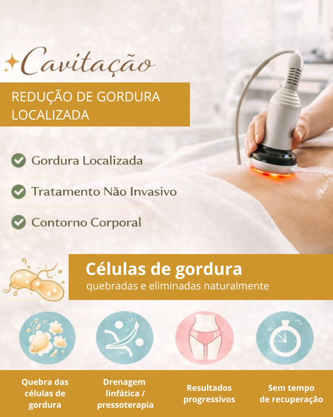 Cavitação – Redução de Gordura Localizada