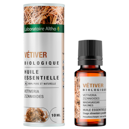Óleo Essencial de Vetiver Biológico 10ml