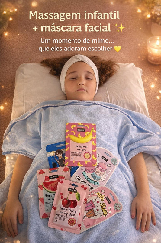 Massagem para Crianças + Máscara facial (45 min)